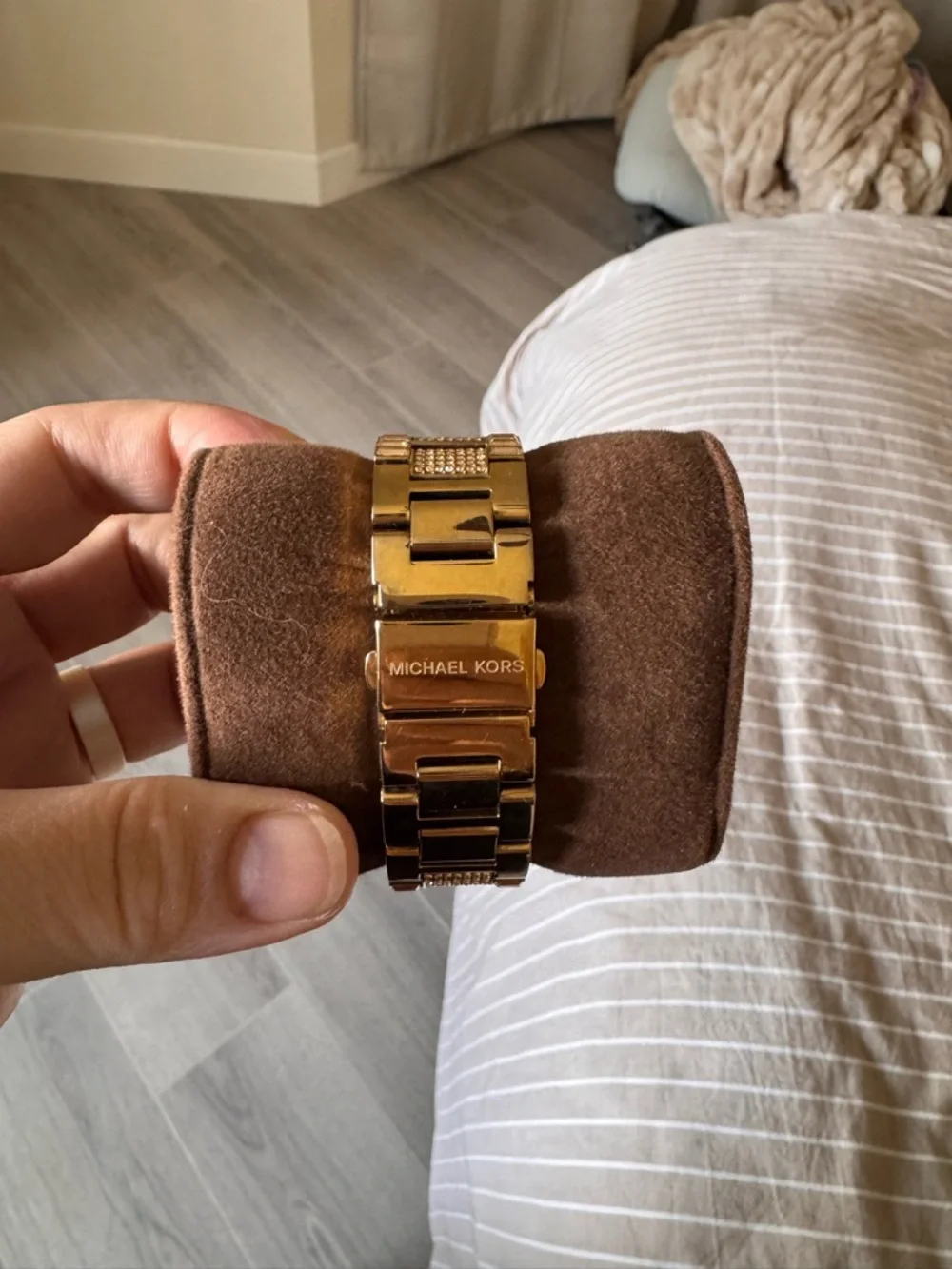 Michael Kors Rose Gold Crystal Pavé Bracelet Watch - Picture 2 of 5